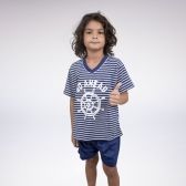 Pijama Curto Infantil Pv - Estampado