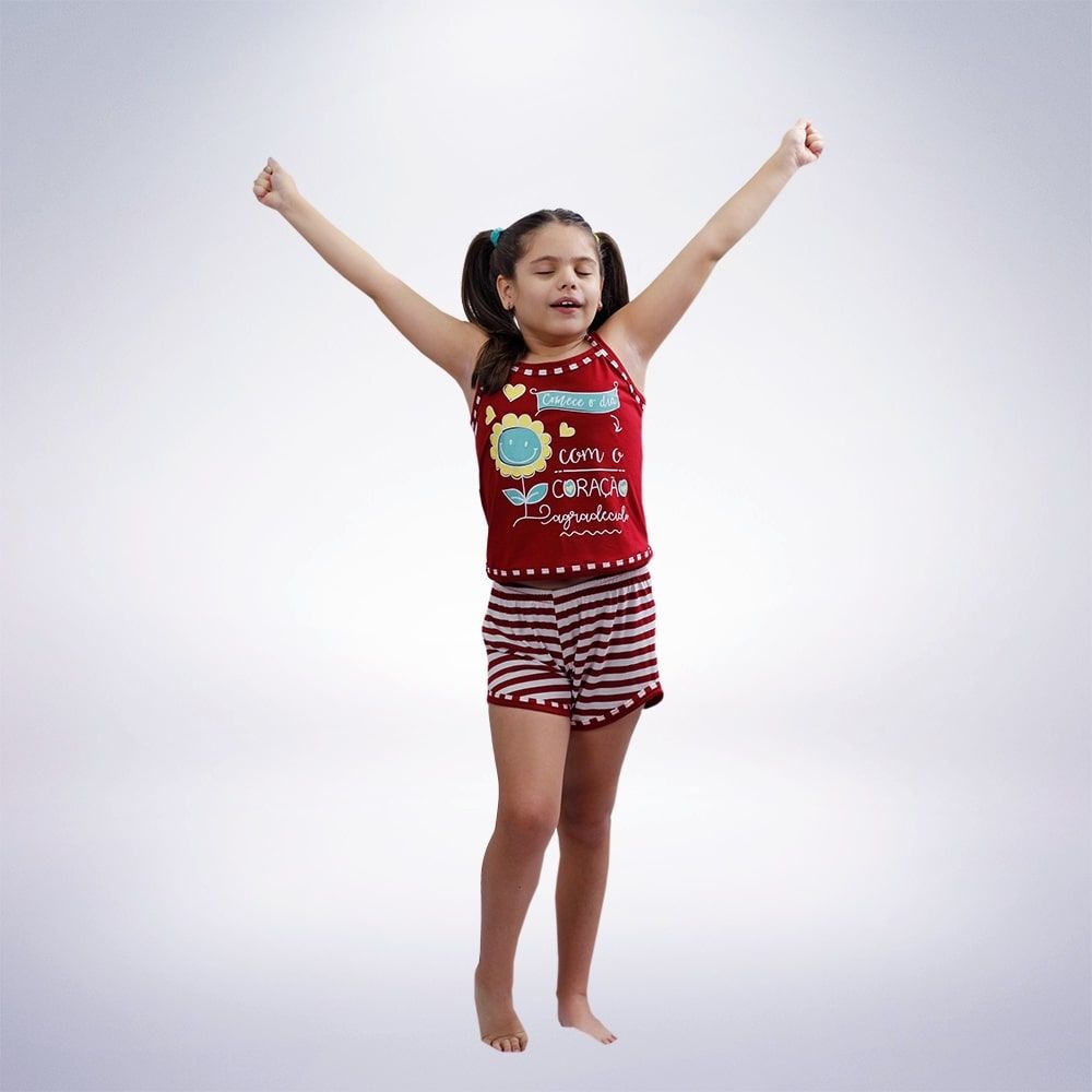 Baby Dool Infantil Com  Alça  Pv