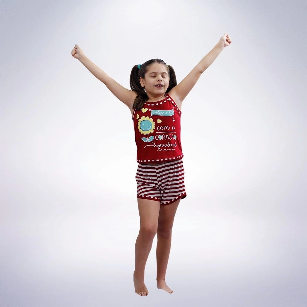 Baby Dool Infantil Com  Alça  Pv