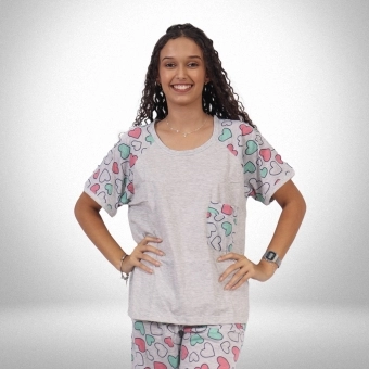 Pescador Com Manga Pv - Mescla