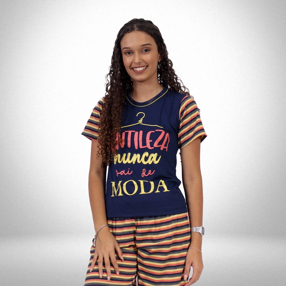 Short Dool Com Manga Short Com Cadarço Pv