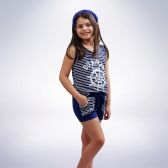 Short Dool infantil Bolso