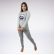 Pijama Longo Calça Moletim Blusa Viscolycra