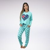 Pijama Longo Bolso Faca