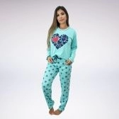 Pijama Longo Bolso Faca