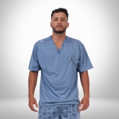 Pijama Gola V Curto - Estampado