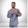 Pijama Longo Blusa Com Galão
