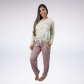 Pijama Longo Com Bolso